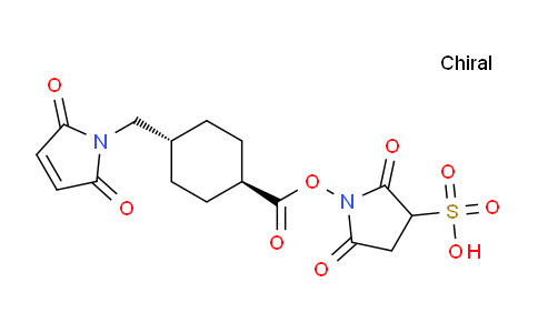 CAS No. 1286837-77-1, 1-((1r,4r)-4-((2,5-dioxo-2H-pyrrol-1(5H)-yl)methyl)cyclohexanecarbonyloxy)-2,5-dioxopyrrolidine-3-sulfonic acid