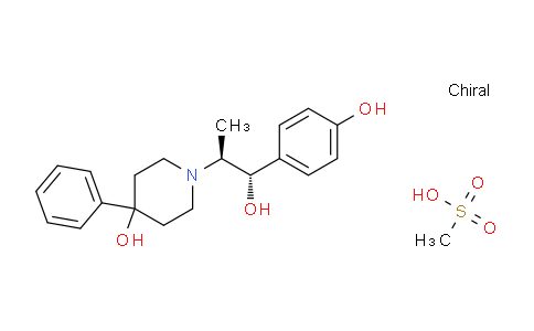 CAS No. 188591-67-5, 1-((1S,2S)-1-Hydroxy-1-(4-hydroxyphenyl)propan-2-yl)-4-phenylpiperidin-4-ol methanesulfonate