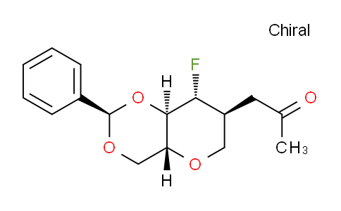 CAS No. 852234-96-9, 1-((2R,4aR,7S,8R,8aR)-8-Fluoro-2-phenylhexahydropyrano[3,2-d][1,3]dioxin-7-yl)propan-2-one