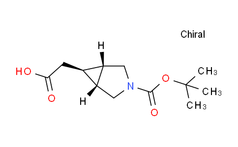 CAS No. 1401464-08-1, 2-((1R,5S,6S)-3-(tert-butoxycarbonyl)-3-azabicyclo[3.1.0]hexan-6-yl)acetic acid