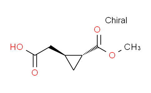 CAS No. 175221-16-6, 2-((1S,2R)-2-(Methoxycarbonyl)cyclopropyl)acetic acid
