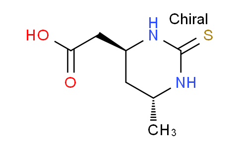 CAS No. 1212223-21-6, 2-((4S,6R)-6-Methyl-2-thioxohexahydropyrimidin-4-yl)acetic acid