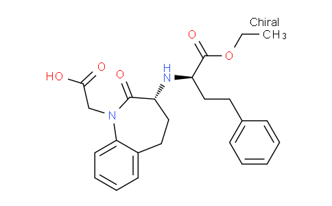 CAS No. 131064-75-0, 2-((R)-3-(((R)-1-Ethoxy-1-oxo-4-phenylbutan-2-yl)amino)-2-oxo-2,3,4,5-tetrahydro-1H-benzo[b]azepin-1-yl)acetic acid