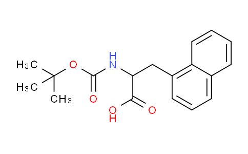 CAS No. 104882-22-6, 2-((tert-Butoxycarbonyl)amino)-3-(naphthalen-1-yl)propanoic acid