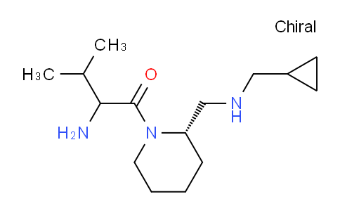 CAS No. 1354024-71-7, 2-Amino-1-((S)-2-(((cyclopropylmethyl)amino)methyl)piperidin-1-yl)-3-methylbutan-1-one