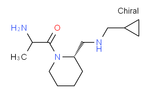 CAS No. 1354032-99-7, 2-Amino-1-((S)-2-(((cyclopropylmethyl)amino)methyl)piperidin-1-yl)propan-1-one