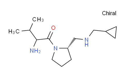 CAS No. 1354033-00-3, 2-Amino-1-((S)-2-(((cyclopropylmethyl)amino)methyl)pyrrolidin-1-yl)-3-methylbutan-1-one