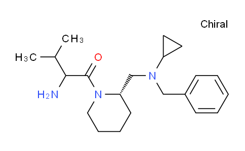CAS No. 1354027-37-4, 2-Amino-1-((S)-2-((benzyl(cyclopropyl)amino)methyl)piperidin-1-yl)-3-methylbutan-1-one
