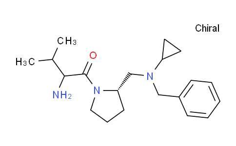 CAS No. 1354026-53-1, 2-Amino-1-((S)-2-((benzyl(cyclopropyl)amino)methyl)pyrrolidin-1-yl)-3-methylbutan-1-one