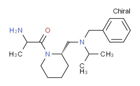 CAS No. 1354024-23-9, 2-Amino-1-((S)-2-((benzyl(isopropyl)amino)methyl)piperidin-1-yl)propan-1-one