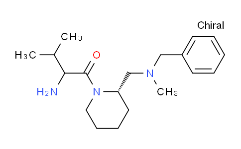 CAS No. 1354026-59-7, 2-Amino-1-((S)-2-((benzyl(methyl)amino)methyl)piperidin-1-yl)-3-methylbutan-1-one