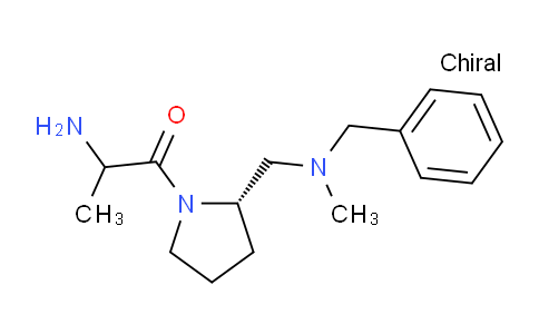 CAS No. 1354025-20-9, 2-Amino-1-((S)-2-((benzyl(methyl)amino)methyl)pyrrolidin-1-yl)propan-1-one