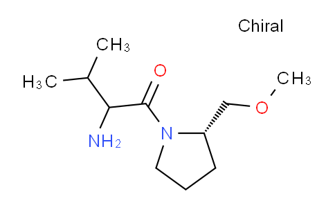 CAS No. 1354029-42-7, 2-Amino-1-((S)-2-(methoxymethyl)pyrrolidin-1-yl)-3-methylbutan-1-one