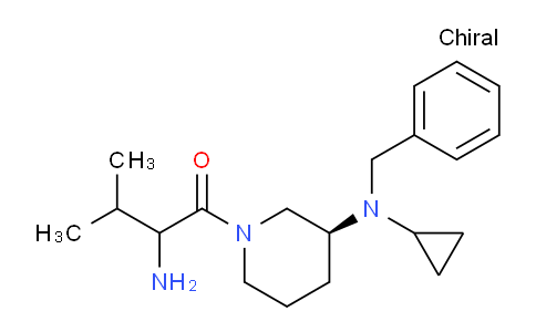CAS No. 1354033-48-9, 2-Amino-1-((S)-3-(benzyl(cyclopropyl)amino)piperidin-1-yl)-3-methylbutan-1-one