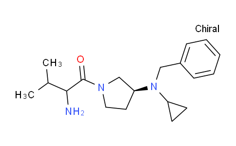 CAS No. 1354029-15-4, 2-Amino-1-((S)-3-(benzyl(cyclopropyl)amino)pyrrolidin-1-yl)-3-methylbutan-1-one