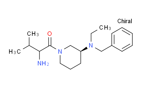 CAS No. 1354026-70-2, 2-Amino-1-((S)-3-(benzyl(ethyl)amino)piperidin-1-yl)-3-methylbutan-1-one