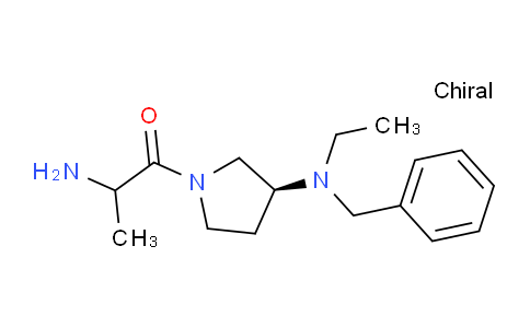 CAS No. 1354023-88-3, 2-Amino-1-((S)-3-(benzyl(ethyl)amino)pyrrolidin-1-yl)propan-1-one