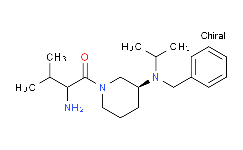 CAS No. 1354029-09-6, 2-Amino-1-((S)-3-(benzyl(isopropyl)amino)piperidin-1-yl)-3-methylbutan-1-one
