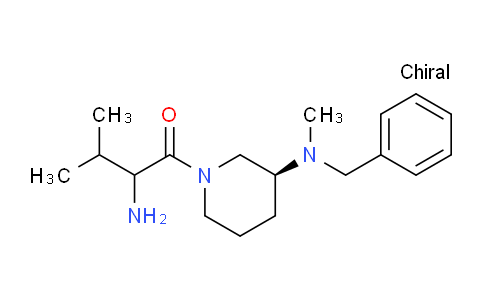 CAS No. 1354032-90-8, 2-Amino-1-((S)-3-(benzyl(methyl)amino)piperidin-1-yl)-3-methylbutan-1-one