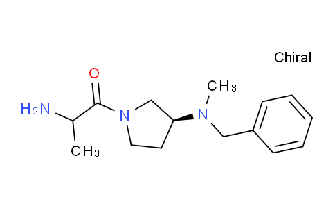 CAS No. 1354033-46-7, 2-Amino-1-((S)-3-(benzyl(methyl)amino)pyrrolidin-1-yl)propan-1-one
