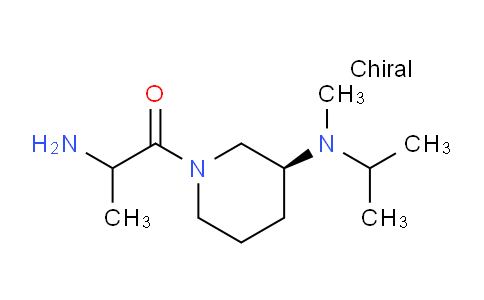 CAS No. 1354026-29-1, 2-Amino-1-((S)-3-(isopropyl(methyl)amino)piperidin-1-yl)propan-1-one