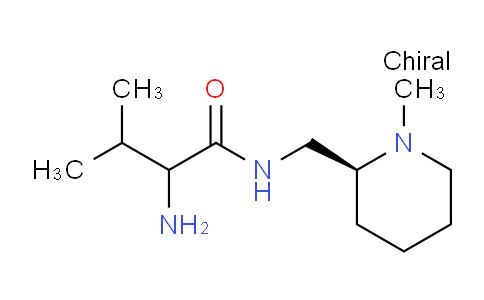 CAS No. 1290233-55-4, 2-Amino-3-methyl-N-(((S)-1-methylpiperidin-2-yl)methyl)butanamide