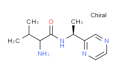 CAS No. 1354028-18-4, 2-Amino-3-methyl-N-((S)-1-(pyrazin-2-yl)ethyl)butanamide