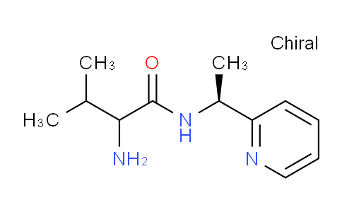 CAS No. 1290192-34-5, 2-Amino-3-methyl-N-((S)-1-(pyridin-2-yl)ethyl)butanamide
