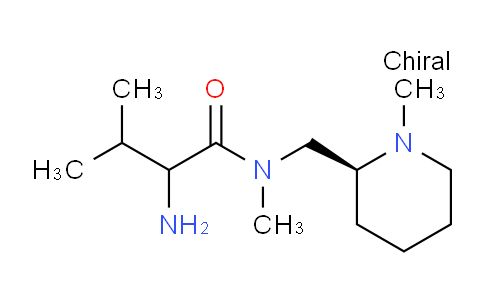 CAS No. 1354029-54-1, 2-Amino-N,3-dimethyl-N-(((S)-1-methylpiperidin-2-yl)methyl)butanamide