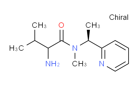 CAS No. 1354028-63-9, 2-Amino-N,3-dimethyl-N-((S)-1-(pyridin-2-yl)ethyl)butanamide