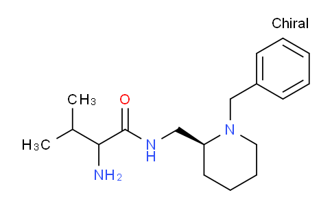 CAS No. 1354026-58-6, 2-Amino-N-(((S)-1-benzylpiperidin-2-yl)methyl)-3-methylbutanamide