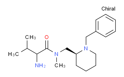 CAS No. 1354033-17-2, 2-Amino-N-(((S)-1-benzylpiperidin-2-yl)methyl)-N,3-dimethylbutanamide
