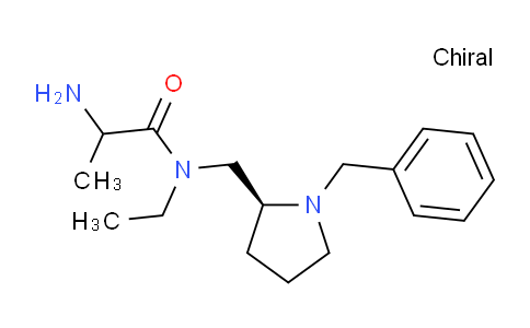 CAS No. 1354032-61-3, 2-Amino-N-(((S)-1-benzylpyrrolidin-2-yl)methyl)-N-ethylpropanamide
