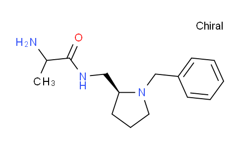CAS No. 1354028-07-1, 2-Amino-N-(((S)-1-benzylpyrrolidin-2-yl)methyl)propanamide