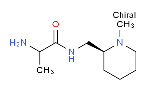 CAS No. 1290216-98-6, 2-Amino-N-(((S)-1-methylpiperidin-2-yl)methyl)propanamide