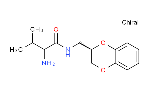 CAS No. 1290211-41-4, 2-Amino-N-(((S)-2,3-dihydrobenzo[b][1,4]dioxin-2-yl)methyl)-3-methylbutanamide