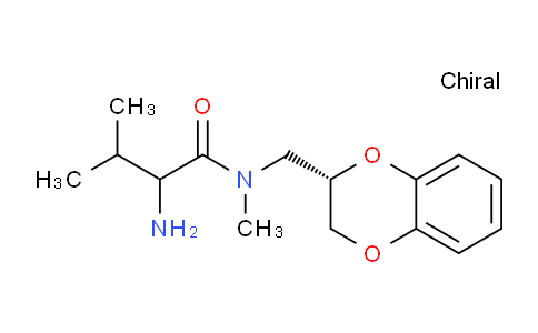 CAS No. 1290198-35-4, 2-Amino-N-(((S)-2,3-dihydrobenzo[b][1,4]dioxin-2-yl)methyl)-N,3-dimethylbutanamide