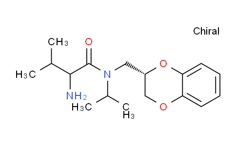 CAS No. 1354028-88-8, 2-Amino-N-(((S)-2,3-dihydrobenzo[b][1,4]dioxin-2-yl)methyl)-N-isopropyl-3-methylbutanamide