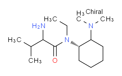 CAS No. 1354026-46-2, 2-Amino-N-((1S)-2-(dimethylamino)cyclohexyl)-N-ethyl-3-methylbutanamide
