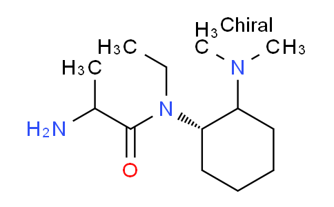 CAS No. 1354024-40-0, 2-Amino-N-((1S)-2-(dimethylamino)cyclohexyl)-N-ethylpropanamide