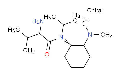 CAS No. 1354027-13-6, 2-Amino-N-((1S)-2-(dimethylamino)cyclohexyl)-N-isopropyl-3-methylbutanamide