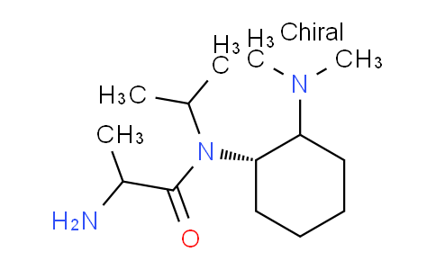 CAS No. 1354026-31-5, 2-Amino-N-((1S)-2-(dimethylamino)cyclohexyl)-N-isopropylpropanamide