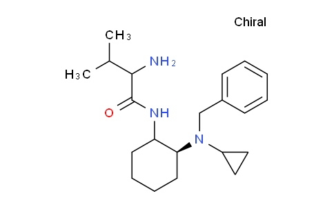 CAS No. 1354027-38-5, 2-Amino-N-((2S)-2-(benzyl(cyclopropyl)amino)cyclohexyl)-3-methylbutanamide