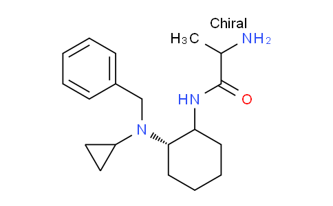 CAS No. 1354029-01-8, 2-Amino-N-((2S)-2-(benzyl(cyclopropyl)amino)cyclohexyl)propanamide