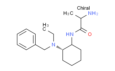 CAS No. 1354024-06-8, 2-Amino-N-((2S)-2-(benzyl(ethyl)amino)cyclohexyl)propanamide