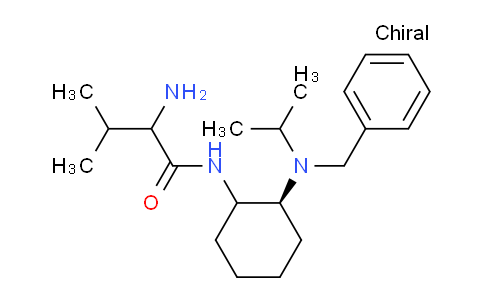 CAS No. 1354032-76-0, 2-Amino-N-((2S)-2-(benzyl(isopropyl)amino)cyclohexyl)-3-methylbutanamide