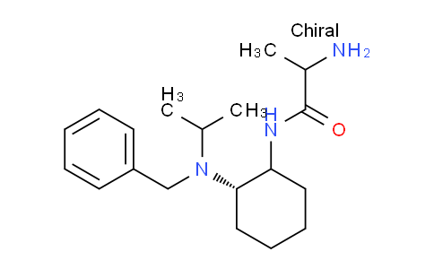 CAS No. 1354032-75-9, 2-Amino-N-((2S)-2-(benzyl(isopropyl)amino)cyclohexyl)propanamide