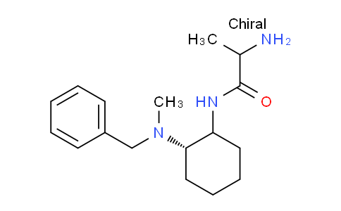 CAS No. 1354032-86-2, 2-Amino-N-((2S)-2-(benzyl(methyl)amino)cyclohexyl)propanamide