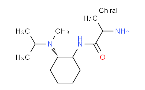 CAS No. 1354032-98-6, 2-Amino-N-((2S)-2-(isopropyl(methyl)amino)cyclohexyl)propanamide
