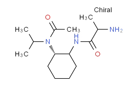 CAS No. 1354024-53-5, 2-Amino-N-((2S)-2-(N-isopropylacetamido)cyclohexyl)propanamide